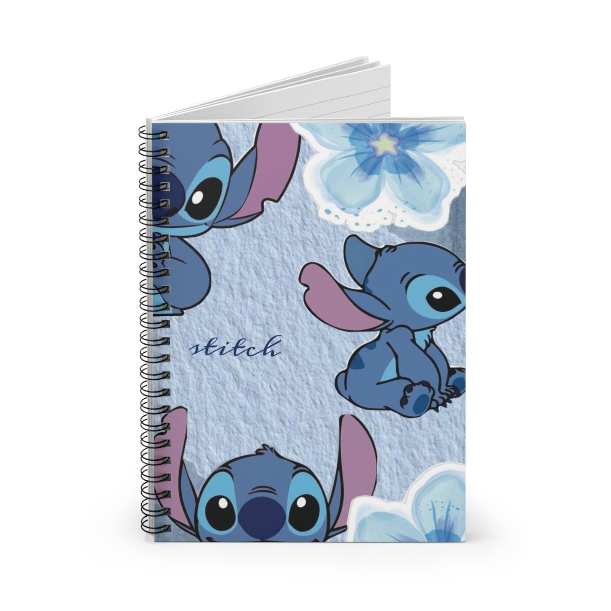 Stitch Cartoon Cute Journal Spiral Notebook