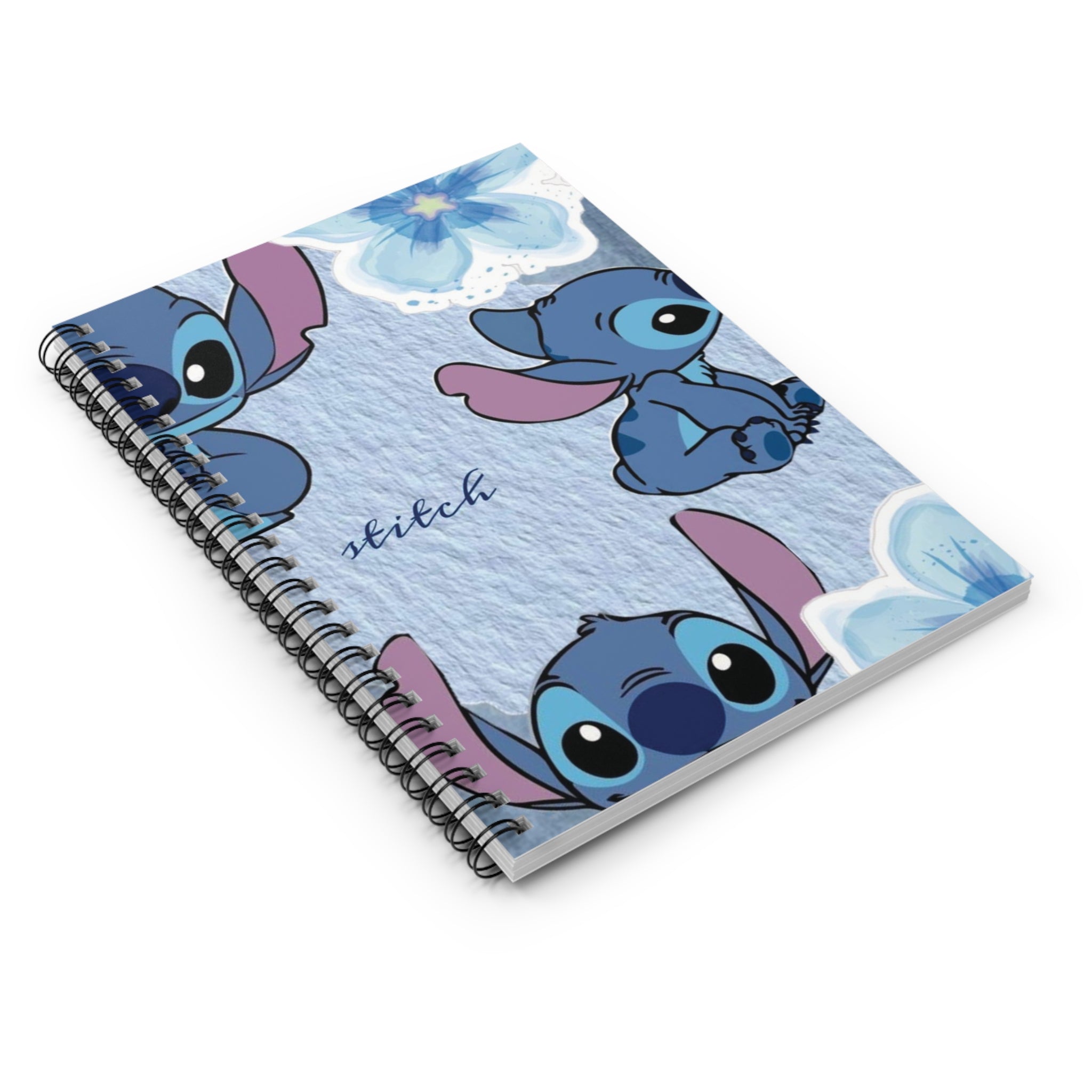 Stitch Cartoon Cute Journal Spiral Notebook